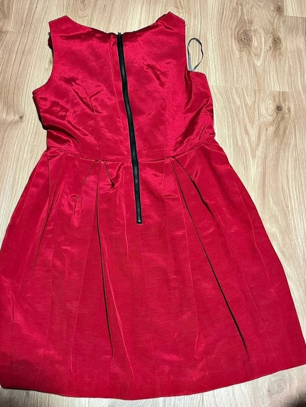 Taylor Ruffle Mini Dress in Red Like New